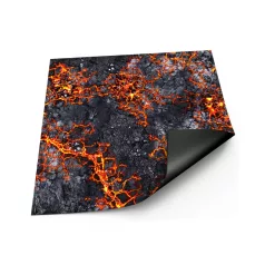   Green Stuff World Neoprene Mat 4x4' Flamecoil Path (120x120cm)