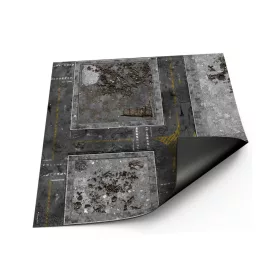   Green Stuff World Neoprene Mat 4x4' Ground Zero District (120x120cm)