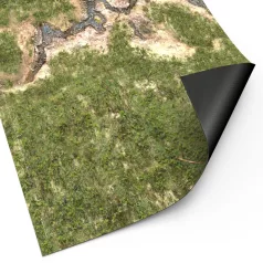   Green Stuff World Neoprene Mat 44x60'' Duskriver Meadows with deployment lines