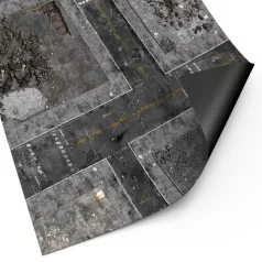   Green Stuff World Neoprene Mat 44x60'' Ground Zero District with deployment lines