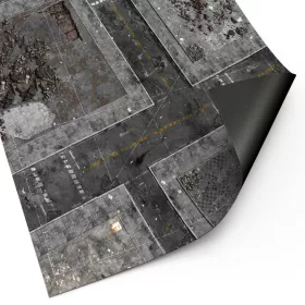   Green Stuff World Neoprene Mat 44x60'' Ground Zero District with deployment lines
