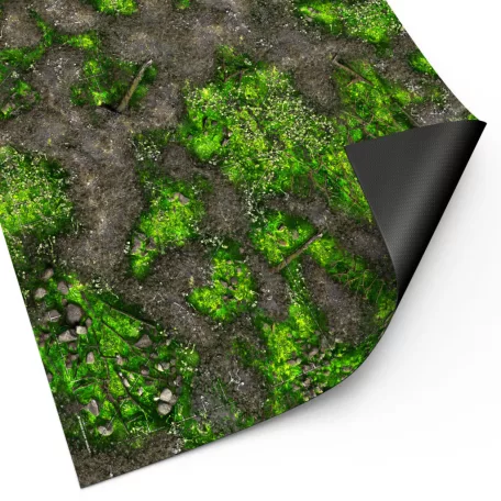 Green Stuff World Neoprene Mat 44x60'' Boneblight Marsh with deployment lines