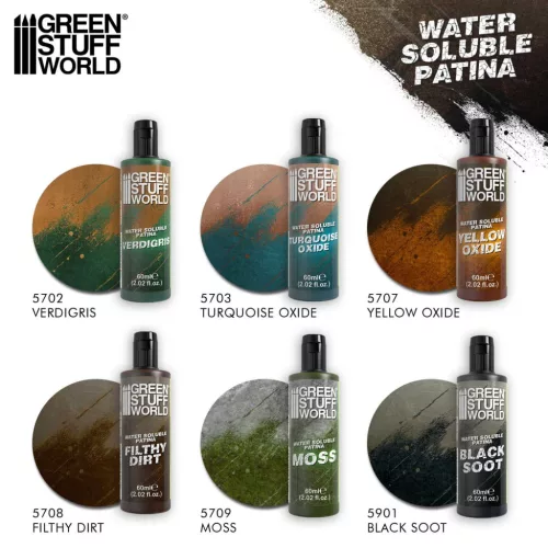 Green Stuff World Water soluble patina set vízoldható patina készlet