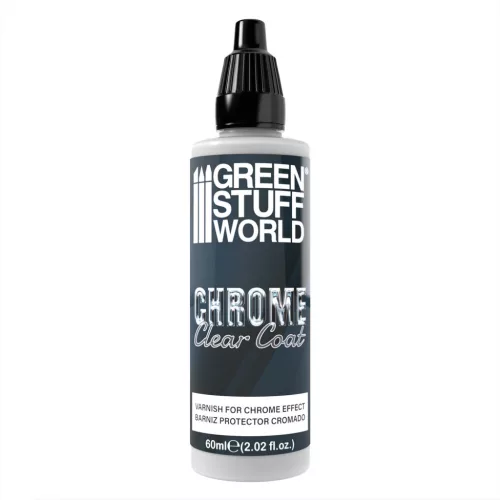 Green Stuff World Chrome Clear Coat 60ml – átlátszó védőlakk króm festékhez