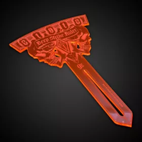   Green Stuff World Deep Strike Ruler Template 9'' - Fluor Orange 9 hüvelykes wargame távolságmérő