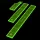 Green Stuff World 3-6-9 Combat Ruler Pack - Fluor Green wargame mérősablon készlet