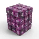 Green Stuff World 36x D6 12mm Dice - Purple Black Dobókocka készlet – Lila / Fekete