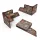 Green Stuff World Pre-Painted Foldable Two-Story WTC Terrain Ruin - Orks