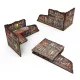 Green Stuff World Pre-Painted Foldable Two-Story WTC Terrain Ruin - Orks