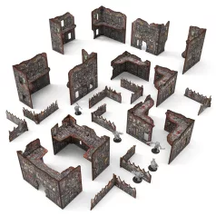   Green Stuff World Pre-Painted Foldable Matched Play terrain pack - Orks