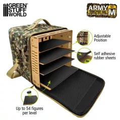  Green Stuff World Army Transport Bag - M - Camouflage Edition – miniatűr szállítótáska