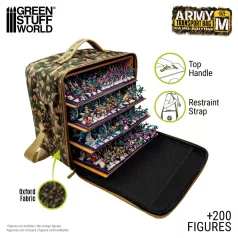   Green Stuff World Army Transport Bag - M - Camouflage Edition – miniatűr szállítótáska