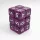 Green Stuff World 12x D6 16mm Dice - Purple Black Dobókocka Készlet