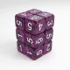 Green Stuff World 12x D6 16mm Dice - Purple Black Dobókocka Készlet