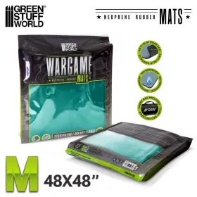   Green Stuff World Neoprene Board Game Mat 4x4' Turquoise – türkiz neoprén játékmat