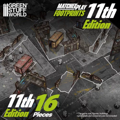 Green Stuff World 11th Edition Glasspack Footprints Wh40k compatible