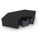 Green Stuff World Stackable Hobby Corner Drawer Rack with 3 drawers – Black – mágneses sarok MDF fiókos hobby rendszerező