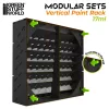 Green Stuff World Black Modular Paint Rack Vertical 17ml – fekete moduláris festéktartó állvány
