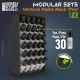 Green Stuff World Black Vertical Paint Organizer 17ml LITE – fekete festéktartó állvány