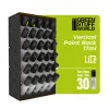 Green Stuff World Black Vertical Paint Organizer 17ml LITE – fekete festéktartó állvány