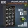 Green Stuff World Black Vertical Paint Organizer 30ml LITE – fekete festéktartó állvány