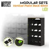 Green Stuff World Black Vertical Paint Organizer 60ml LITE – fekete festéktartó állvány