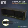 Green Stuff World Black Compact Multi-Purpose Horizontal Organizer – fekete többcélú hobbi rendszerező
