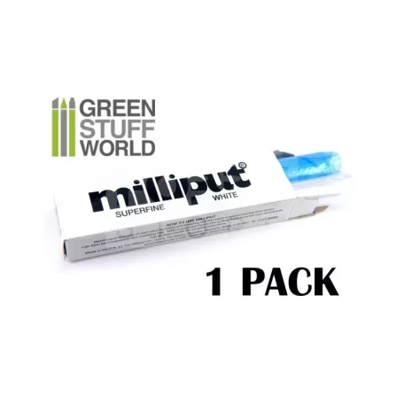 Milliput Superfine White két komponensű epoxy tömítő formázó gitt