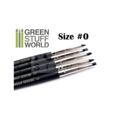   Green Stuff World Formázó szilikon ecset 0-ás méret-kemény (Colour Shapers Brushes SIZE 0 - BLACK FIRM)