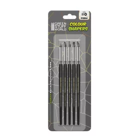   Green Stuff World Clay Shapers - Color Shapers SIZE 0 - Black Firm