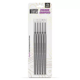   Green Stuff World Clay Shapers - Color Shapers SIZE 2 - White Soft