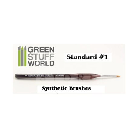 Green Stuff World Brushes Standard 1 Synthetic (Szintetikus hobbi ecset 1)