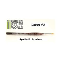   Green Stuff World Brushes Large 3 Synthetic (Szintetikus hobbi ecset 3)