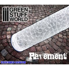   Green Stuff World ROLLING PAVEMENT textúrált formázó rúd (járda mintájú)