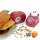 Gree Stuff World Miniature Leaf Punch RED – miniatűr levéllyukasztó 4 levélformával