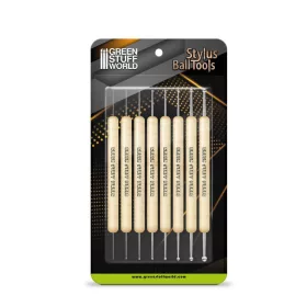 Green Stuff World 8x Sculpting STYLUS tool set