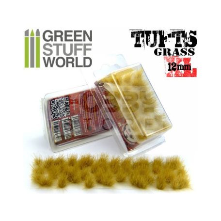 Green Stuff World Grass TUFTS XL Realisztikus Beige színű fűcsomók diorámához (12mm self-adhesive - BEIGE)