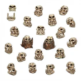 Green Stuff World ORK Skulls 1:48