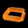 Green Stuff World 5x Small Energy Walls - Phosphorescent Orange