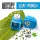Gree Stuff World Miniature Leaf Punch MEDIUM BLUE – miniatűr juharlevél-lyukasztó