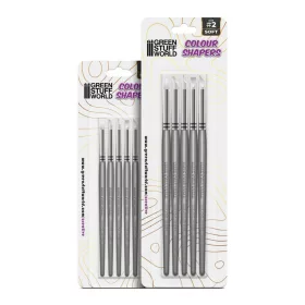   Green Stuff World Clay Shapers - Color Shapers COMBO 0 and 2 - White Soft