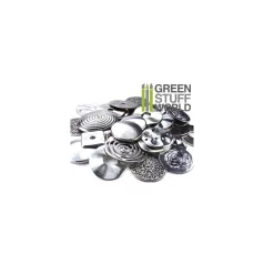 Green Stuff World Flat Round LINKS Beads 85gr - LARGE