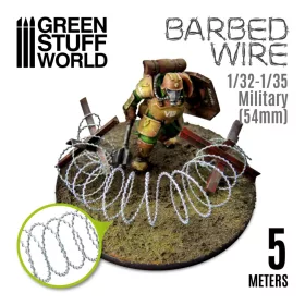   Green Stuff World simulated BARBED WIRE - 1/32-1/35 Military (54mm)