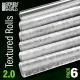 Gree Stuff World Rolling Pin - Textured Rolls - PACKx6 v2.0
