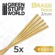 Green Stuff World Pinning Brass Rods 3mm