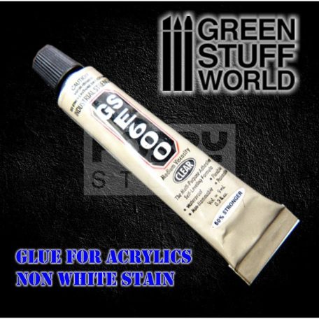 Green Stuff World  E600 Adhesive for Acrylic Plastics - 9ml (ragasztó akril műanyaghoz)