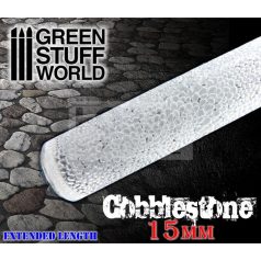   Green Stuff World ROLLING PIN COBBLESTONE textúrált formázó rúd 15mm (macskakő mintájú)