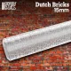 Gree Stuff World Rolling Pin DUTCH Bricks 15mm
