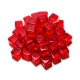 Green Stuff World Red Acrylic Cube tokens 10mm Piros Akril Jelölőkocka