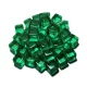 Green Stuff World Green Acrylic Cube tokens 10mm Zöld Akril Jelölőkocka